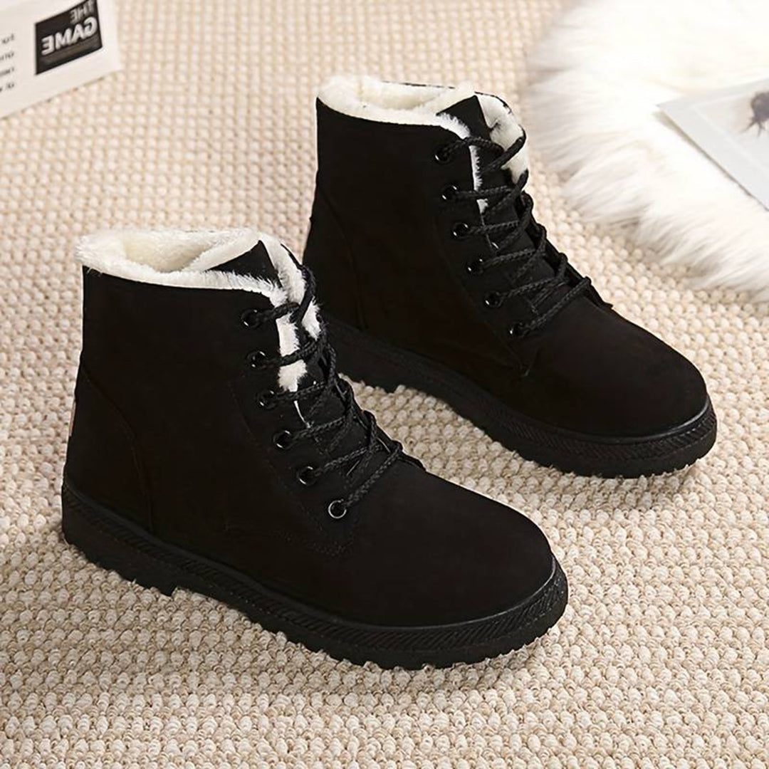 Anais | Women's Lace-Up Ankle Boots | Fleece-Lined - Vellmont & Co.