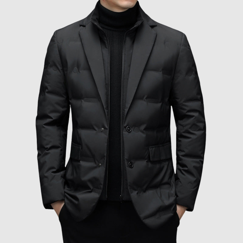 Arthur | Men's Quilted Jacket | Button-Front - Vellmont & Co.