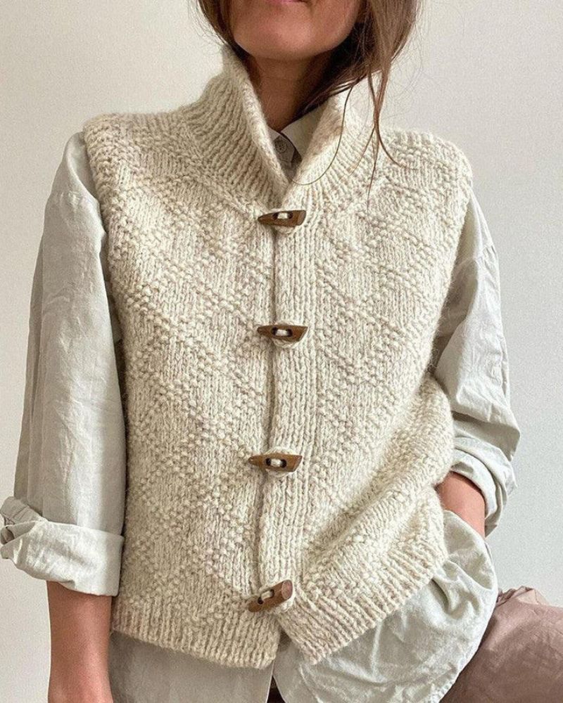 Camila | Women's Knit Vest | Sleeveless - Vellmont & Co.
