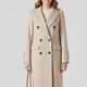 Evelyn | Women's Double-Breasted Coat | Lapel Collar