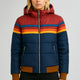 Freya | Women's Striped Puffer Jacket | Hooded
