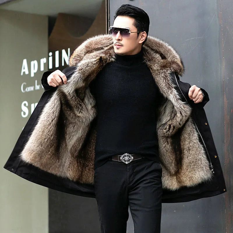 James | Men's Hooded Parka | Fur-Lined - Vellmont & Co.