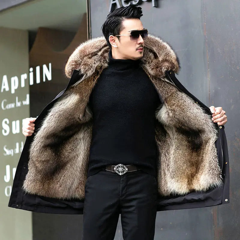 James | Men's Hooded Parka | Fur-Lined - Vellmont & Co.