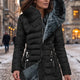 Kate | Women's Hooded Quilted Coat | Faux Fur-Lined
