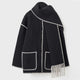 Stella | Women's Wrap Coat | Fringe Scarf