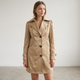 Victoria | Women's Double-Breasted Trench Coat | Knee-Length